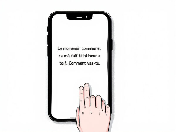 écrire un nouveau prremier message simple : comment vas tu ?